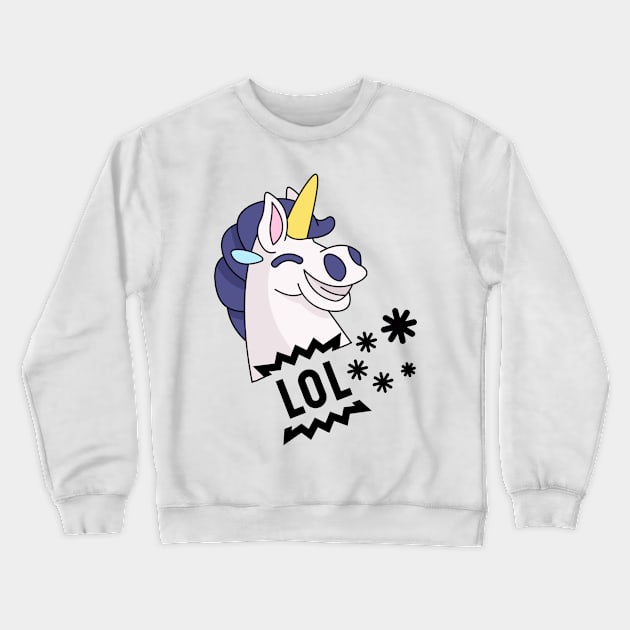 Funny Animal face Crewneck Sweatshirt by KINGShut